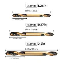 6 mũi khoan cobalt siêu cứng - Hai đầu, hai rãnh, thích hợp cho kim loại và thép không gỉ - máy khoan - Xem 2