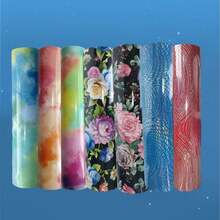 Màng vinyl chuyển nhiệt họa tiết 3D kích thước 9.84x11.8 inch, màng dán ép nhiệt DIY thích hợp cho áo thun, túi vải bố, mũ, quần. - Y-25x30cm - Xem 8