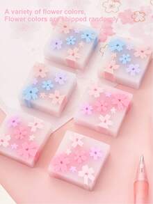 3 cục tẩy hình hoa anh đào, tẩy vẽ tranh cho học sinh, chất lượng cao, sáng tạo, dễ thương, nữ tính, tẩy sạch không để lại vụn giấy, không dấu vết, tẩy vẽ văn phòng, tẩy vẽ và viết cho trẻ em. - mặc định - Xem 2