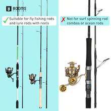 Booms Fishing PB4 funda para caña de pescar y carrete de 6 pies ~ 6 pies funda portátil para caña de pescar plegable bolsa de caña de pescar de diseño extendido de 0.2 m apto para 2 ~ 3 bastones de - PB4 Para caas de pesca y carretes - Ver 5