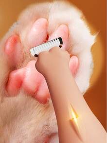 Rechargeable, Waterproof, Low-Noise Pet Grooming Trimmer With LED Light, Suitable For Paws, Eyes, Ears, Face And Rear For Cats And Small Dogs, Grooming Tool - View 4
