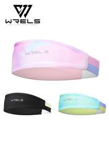 1pc WRELS Kids Sports Headband, Sweat-Absorbent & Breathable, Cycling Use, Girls Gymnastics Accessory, First Day Of School - Multicolor - View 1