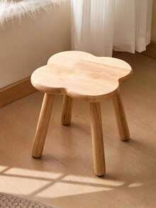 1 pièce Tabouret en bois de chêne floral 24x24cm, convient comme repose-pieds pour salon, banc à chaussures, petit siège, support de pot de fleurs, table décorative moderne, étagère à pot de fleurs - Multicolore - Voir 8
