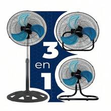 3 IN 1 Double Frame Fan, 18 Inch Large Fan, 18 Inch Double Frame Fan, Floor Fan, 18 Inch Large Floor Fan - Black - View 7