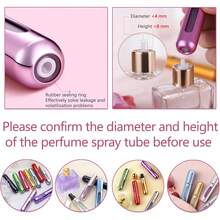 4PCS 5ml Refillable Perfume Atomizer | Travel Spray Bottle, Leak-Proof Continuous Mist For Cologne & Body Mists – Mini Decanter Gift Set For Men (Fall/Holiday Essentials) Portable Mini Pocket Perfume Atomizer - 彩色 - 查看 8