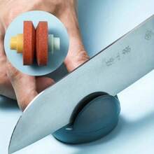 Creative Frog Knife Sharpening Tool - Manual Fast Knife Sharpening Device - Home Kitchen - Easy To Sharpen Kitchen Knives - Sharpening Scissors - Knife Stone - Multicolor - View 11
