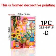 1/6PCS Maximalist Disco Ball Canvas Wall Art Set, Color Inspirational Quote Prints For Room Aesthetics, Optional Frame Wall Decoration, Vibrant Bohemian Minimalist Home Decoration, Room Decoration Supplies, Ideal For Living Rooms, Bedrooms, Offices, Bars, University Dormitories, Daycare Centers, Baby Rooms, Bathrooms, Kitchens, Aesthetic Room Decoration, Retro Disco Gallery Walls, Framed/Unframed Canvas Prints, Home Decoration Supplies - Multicolor - View 36