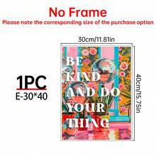 1/6PCS Maximalist Disco Ball Canvas Wall Art Set, Color Inspirational Quote Prints For Room Aesthetics, Optional Frame Wall Decoration, Vibrant Bohemian Minimalist Home Decoration, Room Decoration Supplies, Ideal For Living Rooms, Bedrooms, Offices, Bars, University Dormitories, Daycare Centers, Baby Rooms, Bathrooms, Kitchens, Aesthetic Room Decoration, Retro Disco Gallery Walls, Framed/Unframed Canvas Prints, Home Decoration Supplies - Multicolor - View 27