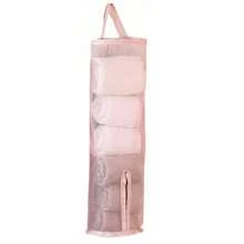 Wall Mounted Sock Storage Bag, Student Dormitory Hanging Underwear Organizer Net Pouch - Multicolor - View 13