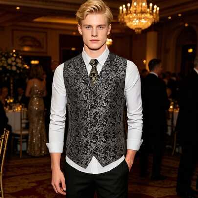 Áo vest thời trang nam, áo ghi lê thường ngày