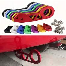 MORE BEAUTY Racing Rear Tow Hook, Modified Aluminum Racing Rear Tow Hook For Cars, Large Rear Tow Hook, Decorative Rear Tow Hook, Tow Hook. Universal Aluminum Alloy Tow Hook For Car Models, Trailer Modification Accessory, Car Part, Vehicle Accessory, Specially Designed For Towing Use. - A - View 7