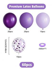 60 piezas de globos de látex naranja y rosa, 60 piezas de globos de cinta de 12 pulgadas en rosa claro y fucsia naranja, adecuados para fiestas, cumpleaños, decoración con tema tropical - Multicolor - Ver 10