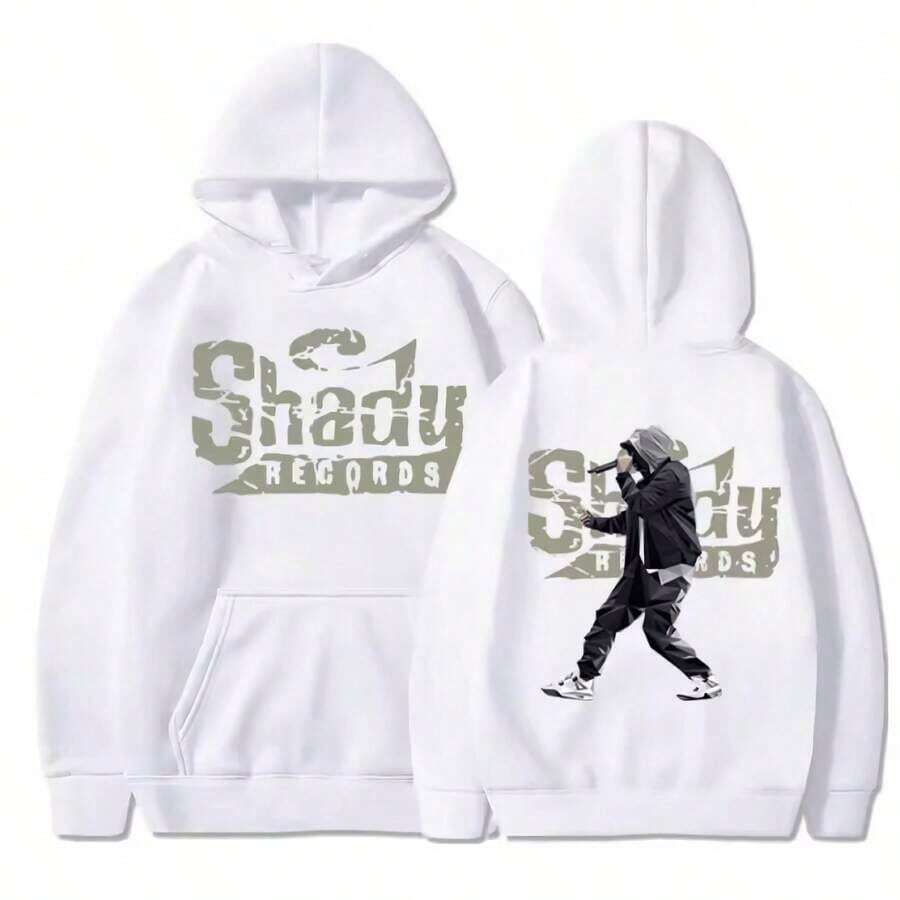 2026 New Women's SweatshirtY2K Hop Singer  Hoodie  Music Album Graphic Hooded Women Harajuku Fashion Sweatshirt Unisex Fleece Long2026.Plus Size Wom - White - View 1