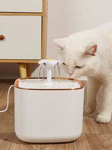 3L/101.5 Oz/0.8 Gallon Pet Water Fountain Automatic Water Dispenser For Cats And Dogs, USB Power Cord Without Adapter, Water Pump - Multicolor - View 14
