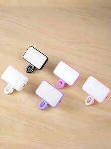 Baijun XU Fill Lights 250mAh Capacity LED Selfie Light, Portable Ring Light With 3 Lighting Modes, Clip-On Supplementary Lighting For Phone, Computer, Makeup, Zoom Meetings, Live Streaming, Vlogging, Perfect Selfie And Video Calls, Ideal Christmas Gift For Photography And Videography, Also Suitable For Room Decoration, Christmas Decoration And Lighting - Multicolor - View 7