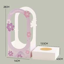 5 piezas Cajas portátiles para flores, Cajas de regalo de embalaje floral, Cajas para arreglos florales, Cestas portátiles para flores, Bolsas portadoras de plantas en maceta - caja de regalo - Ver 11