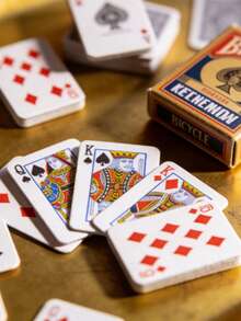 54 piezas Juego de cartas interactivas pequeñas para múltiples jugadores, regalo pequeño creativo adecuado para vacaciones y fiestas de cumpleaños, sin necesidad de suministro eléctrico, sin plumas incluidas - ninguno - Ver 1