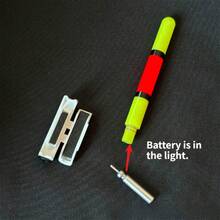 NEW 2/6pcs Fishing Rod Tip Light +CR425 Battery Set Fishing Electronic Throwing Rod Luminous Stick Light LED Removable Float Night Tackle Red/Green/White Blasting Flash Night Bite Tools CR425 (Batteries Included) - Multicolor - View 3