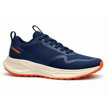 Men's Tennis Shoes For Gym, Walking, Original, Comfortable And Soft, Basic Running Shoes - Màu xanh hải quân - Xem 1