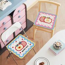 SANRIO Cojín de asiento de seda de hielo con diseño de dibujos animados, almohadilla de enfriamiento de verano, cojín antideslizante para silla de oficina, alfombrilla de silla para estudiantes - 1PC - Ver 7
