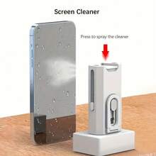 8-In-1 Multifunctional Cleaning Kit, Computer Keyboard Cleaning Brush, Headphone Cleaning Pen, Phone Cleaning Tool, Keycap Puller, Computer Display Screen Cleaning Brush - View 8