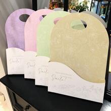 5个装鲜花手提袋、花束包装盒、花卉包装材料、插花袋、便携式花篮、鲜花礼盒 - 禮盒 - 查看 6