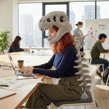 Dinosaur Skeleton Costume Set, Interesting Skeleton Dress - Grey - View 6