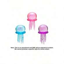 Jellyfish Squishy Relaxation Accessory, Silicone Octopus Water Squeeze Play Supply, Slow Rebound Stress Relief Gadget, Portable Sensory Squeeze Item For Tension Release & Emotional Relaxation, Suitable For Home, Office And Daily Leisure - 粉色 - 查看 3