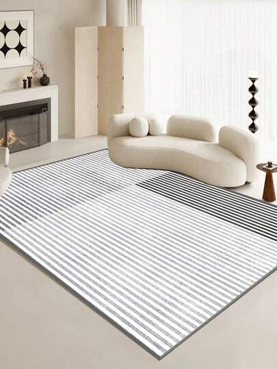 Nowoczesny, zmywalny dywan z geometrycznym wzorem – postarzany, monochromatyczny, abstrakcyjny nadruk do salonu, sypialni i wystroju domu 80 x 200 cm, 80 x 300 cm, 100 x 200 cm, 120 x 180 cm
