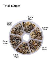 600pcs Jump Rings And Jump Rings Open/Close Tools For Jewelry Making And Necklace Repair (Assorted Sizes) - Multicolor - View 18