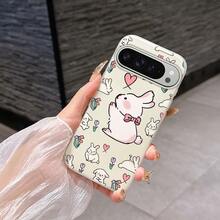スマホケース - ペイントスキンフィール 2-in-1 デュアルレイヤー材料 ジェリーケース（スマホ保護用）、 Pixel 10、10 Pro、10 Pro XL、Pixel 9、9 Pro、9 Pro XL、Pixel 8、8A、8 Pro、Pixel 7、7A、7 Pro、5G対応、耐衝撃性 - オフホワイト - チェックする 8
