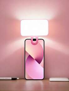 Baijun XU Fill Lights 250mAh Capacity LED Selfie Light, Portable Ring Light With 3 Lighting Modes, Clip-On Supplementary Lighting For Phone, Computer, Makeup, Zoom Meetings, Live Streaming, Vlogging, Perfect Selfie And Video Calls, Ideal Christmas Gift For Photography And Videography, Also Suitable For Room Decoration, Christmas Decoration And Lighting - Multicolor - View 2