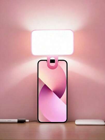 Baijun XU Đèn LED chiếu sáng phụ trợ 250mAh, đèn vòng cầm tay với 3 chế độ chiếu sáng, đèn kẹp hỗ trợ chiếu sáng cho điện thoại, máy tính, trang điểm, họp Zoom, phát trực tiếp, quay vlog, chụp ảnh selfie và gọi video hoàn hảo, món quà Giáng sinh lý tưởng cho nhiếp ảnh và quay phim, cũng thích hợp để trang trí phòng, trang trí Giáng sinh và chiếu sáng.