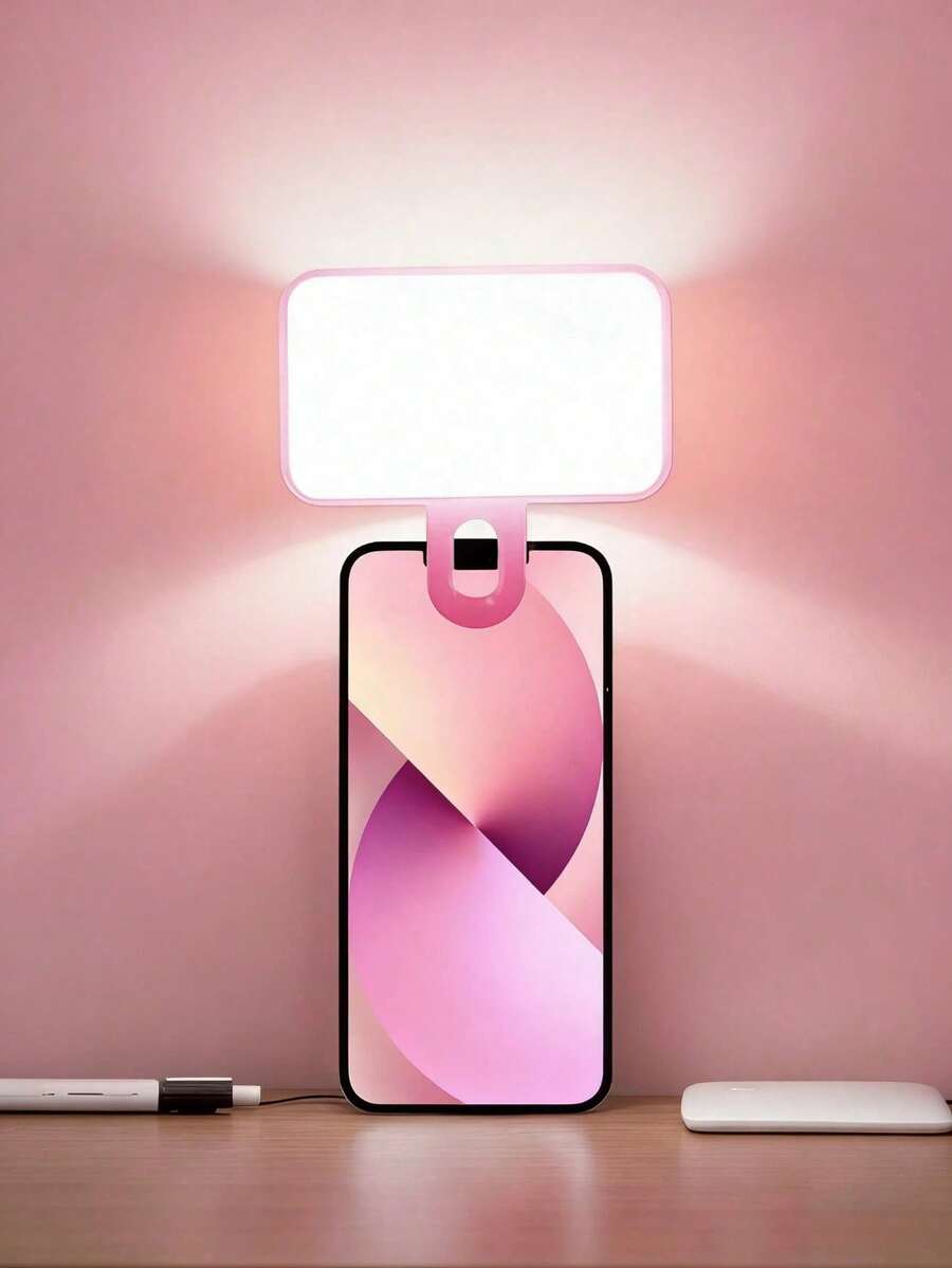 Baijun XU Fill Lights 250mAh Capacity LED Selfie Light, Portable Ring Light With 3 Lighting Modes, Clip-On Supplementary Lighting For Phone, Computer, Makeup, Zoom Meetings, Live Streaming, Vlogging, Perfect Selfie And Video Calls, Ideal Christmas Gift For Photography And Videography, Also Suitable For Room Decoration, Christmas Decoration And Lighting