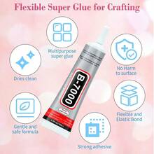 B-7000 Glue Clear 1 Pack – 50ml Jewelry Rhinestone Fabric Phone Repair Adhesive - default - View 2