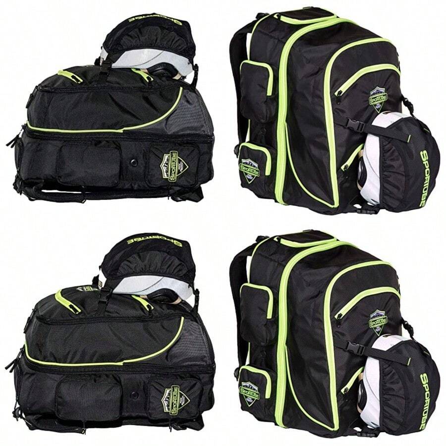 Sportube Cabin Cruiser - Bolsa Acolchada para Botas - Negro/Verde - Ver 1