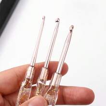 7支粉色钩针 + 30个记号扣 手工DIY毛线编织工具套装 - 多色 - 查看 4