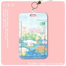 SANRIO 1个可爱证件/卡片夹，校园卡/公交卡套，卡通新款卡包 - 彩色 - 查看 10