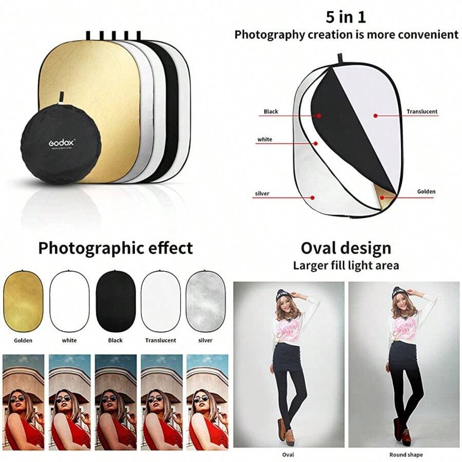 Reflector - Gold Silver Black White Translucent - View 1