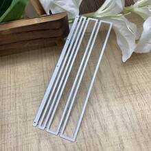 Khuôn cắt kim loại, khuôn dập nổi bằng thép carbon, dụng cụ làm sổ lưu niệm, đồ thủ công tự làm, khuôn dập nổi cho giấy và thiệp. - mc704 - Xem 2