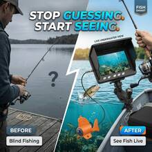 Underwater Camera With 15m/49.2ft Cable, IR Night Vision, 4X Optical Zoom, IP68 Waterproof, Convenient To Carry When Traveling, For Ice Lake Boat Fishing - Shark Camera+ 49.2FT Cable - View 6
