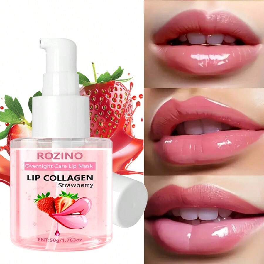 即刻滋润，缓解干燥。草莓夜间唇膜，蕴含天然成分，强效保湿，富含玻尿酸和胶原蛋白。天然清爽，不粘腻，不油腻，即刻补充水分，紧致柔嫩双唇，淡化唇纹和唇部脱皮。令双唇饱满水润，富有弹性。 - Strawberry - 查看 1