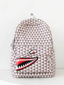 New Cartoon Chic Minimalist Casual Travel Backpack, Large Capacity Multi-Function Suitable For Various Occasions - Multicolor - View 14