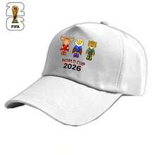FIFA 2026: Baseball Caps, Sun Hats And Golf Caps With Funny Mascot Prints For Men And Women. Essential Items For Brazil And Canada Football Fans. Bucket Hats Are Ideal For Men's Summer Outings, Daily Outdoor Sports And Running. They Are Also Great Gifts For Friends And Family. - B - View 7