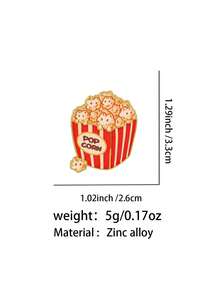 美食爱好者珐琅胸针 可爱猫咪胸针 翻领别针 徽章 背包服装配饰 趣味饰品 朋友礼物 - 彩色 - 查看 11