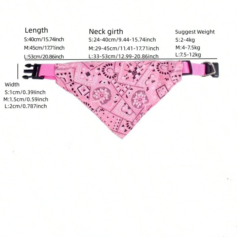 1/3 pièces Bandana réglable en triangle pour animaux de compagnie chien chat, foulard lavable, col, bavette décorative, convient pour les chats, les petits chiens, les chatons, les chiots, bandeau réglable 2