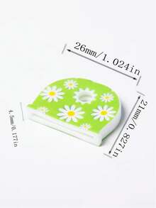 6pcs Floral Pattern Non-Slip Silicone Key Caps, Durable Non-Slip Design, Suitable For Home, Office And Door Keys. Bright And Durable Key Caps For Quick Identification. Essential For Home And Roommates Daily Use, Keep Organized. Also A Great Gift Choice. No More Confusing Keys! - Multicolor - View 7
