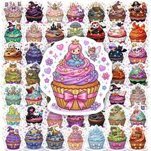 50pcs Creative Cartoon Magic Cake Stickers, Cute Personalized Waterproof Decorative Paper Cake Stickers - 50 Creative Cartoon Magic Cake Stickers - View 1