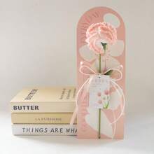 手工钩编花束礼盒，附赠贺卡 - 适合作为妇女节、母亲节、生日礼物 - 彩色 - 查看 9