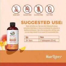 Mary Ruth's Hair Growth Max: Liposomal Ultra Absorption For Thicker Hair & Wrinkle Reduction - Vitamin tổng hợp dạng lỏng + thúc đẩy mọc tóc - Xem 7